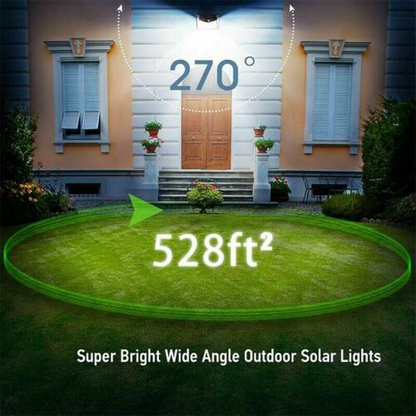 Solar-Powered Motion-Activated Security Flood Light