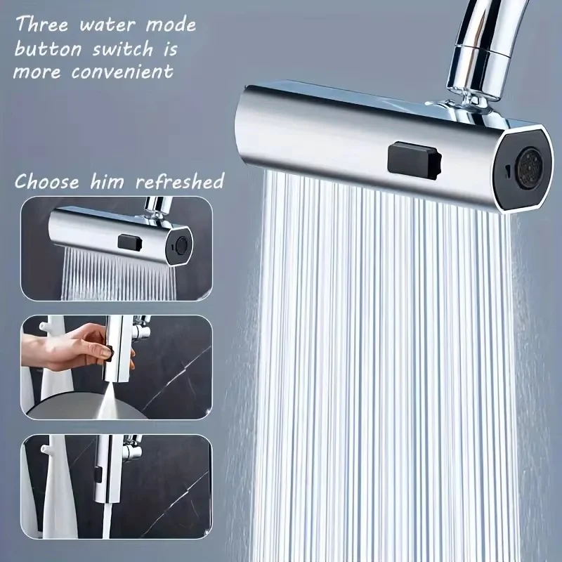 Stylish Waterproof Faucet Connector for Kitchens and Bathrooms