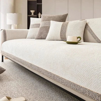 Durable Sofa Protector with Non-Slip Grip and Easy Care