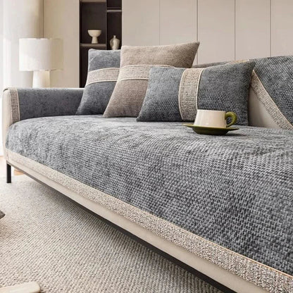 Durable Sofa Protector with Non-Slip Grip and Easy Care