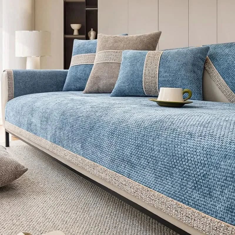 Durable Sofa Protector with Non-Slip Grip and Easy Care
