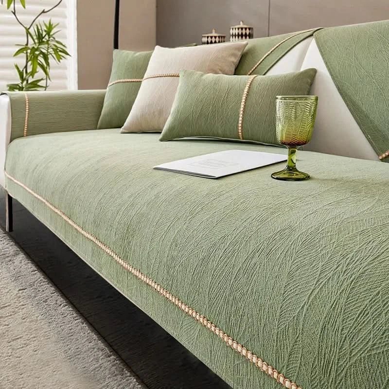 Durable Sofa Protector with Non-Slip Grip and Easy Care