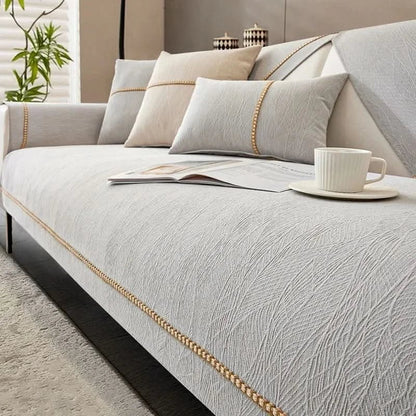 Durable Sofa Protector with Non-Slip Grip and Easy Care