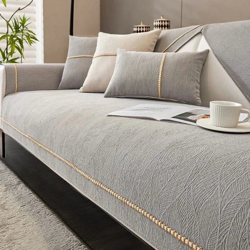 Durable Sofa Protector with Non-Slip Grip and Easy Care