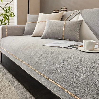 Durable Sofa Protector with Non-Slip Grip and Easy Care