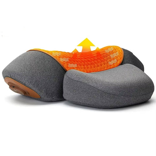 ComfortFlex Heated Neck Therapy Cushion with Vibration Settings