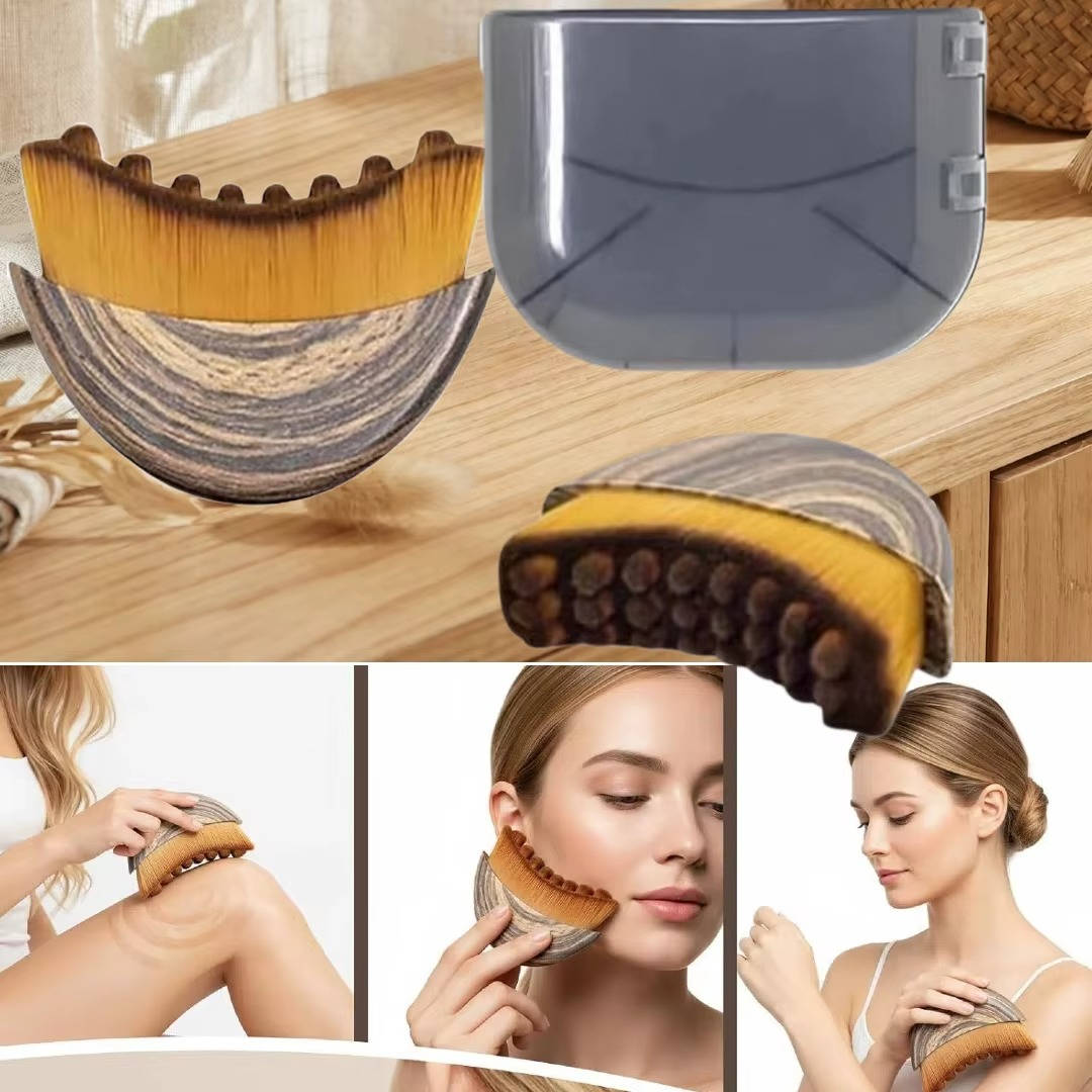 Revitalizing Facial Contour Brush for Gentle Skin Care