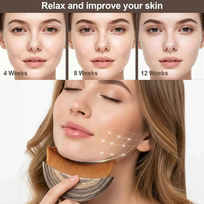 Revitalizing Facial Contour Brush for Gentle Skin Care