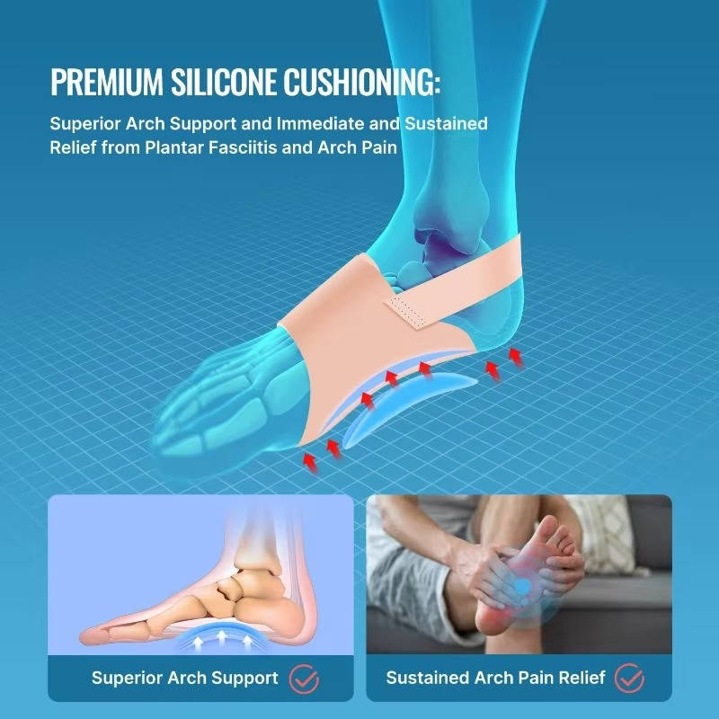 Customizable Arch Support Cushions with Gel Padding for Ultimate Comfort