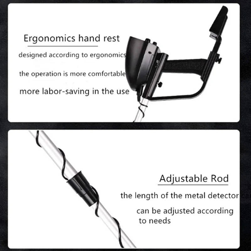 Versatile Metal Finder with Waterproof Coil and Dual Modes