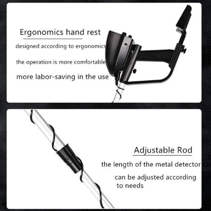 Versatile Metal Finder with Waterproof Coil and Dual Modes