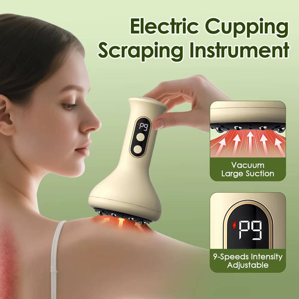 Rechargeable Multi-Function Massage Device with Heat & Display