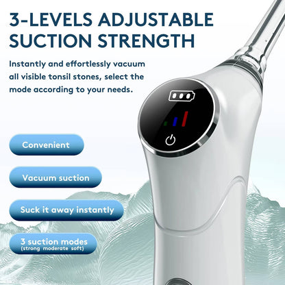 Versatile Oral Hygiene Tool with Adjustable Suction Power