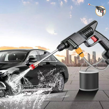 Portable Cordless Power Washer with Dual Spray Modes and Soap Tank