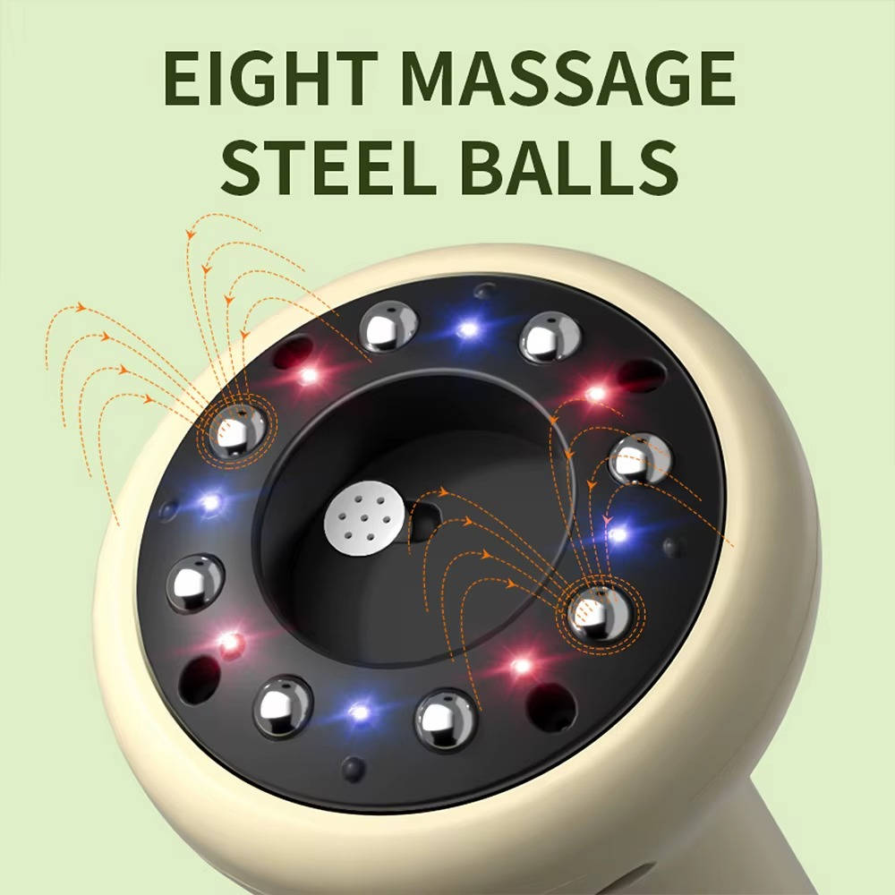Rechargeable Multi-Function Massage Device with Heat & Display