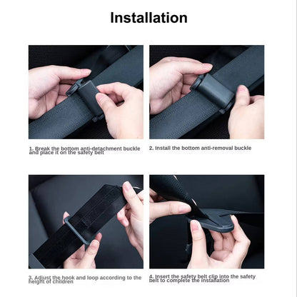 Comfort Fit Seat Belt Adjuster for Kids in Cars
