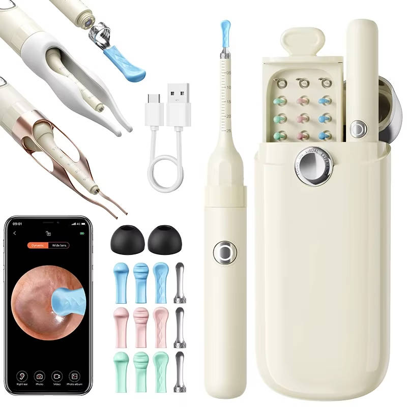 Smart Ear Hygiene Tool with HD Camera and Travel Case