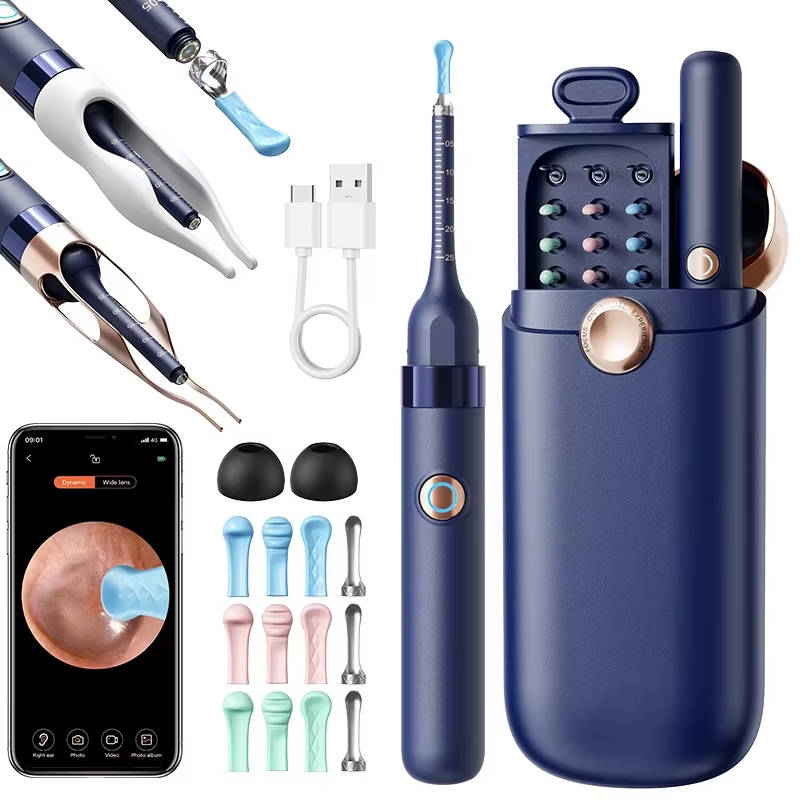 Smart Ear Hygiene Tool with HD Camera and Travel Case