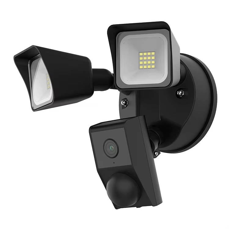 Smart Floodlight Security Camera with Motion Detection and Night Vision