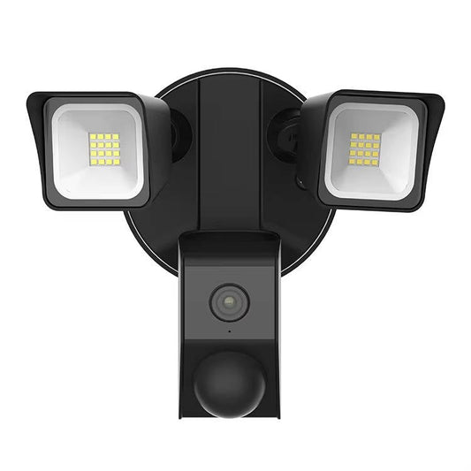 Smart Floodlight Security Camera with Motion Detection and Night Vision