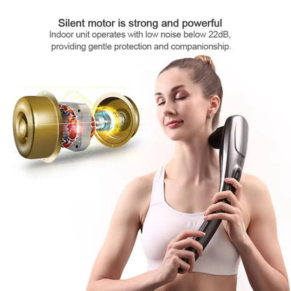 Ergonomic Electric Body Massager with 6 Versatile Heads