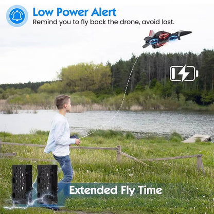 Stunt-Ready Remote-Control Plane with Auto Hovering Features