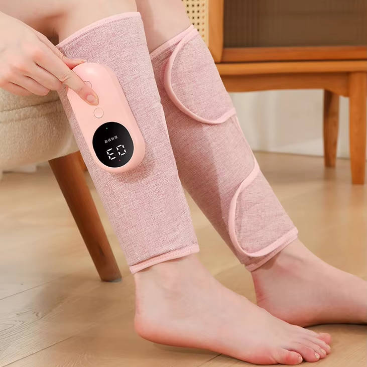 Rechargeable Cordless Calf Relief Massager with Heat Functionality