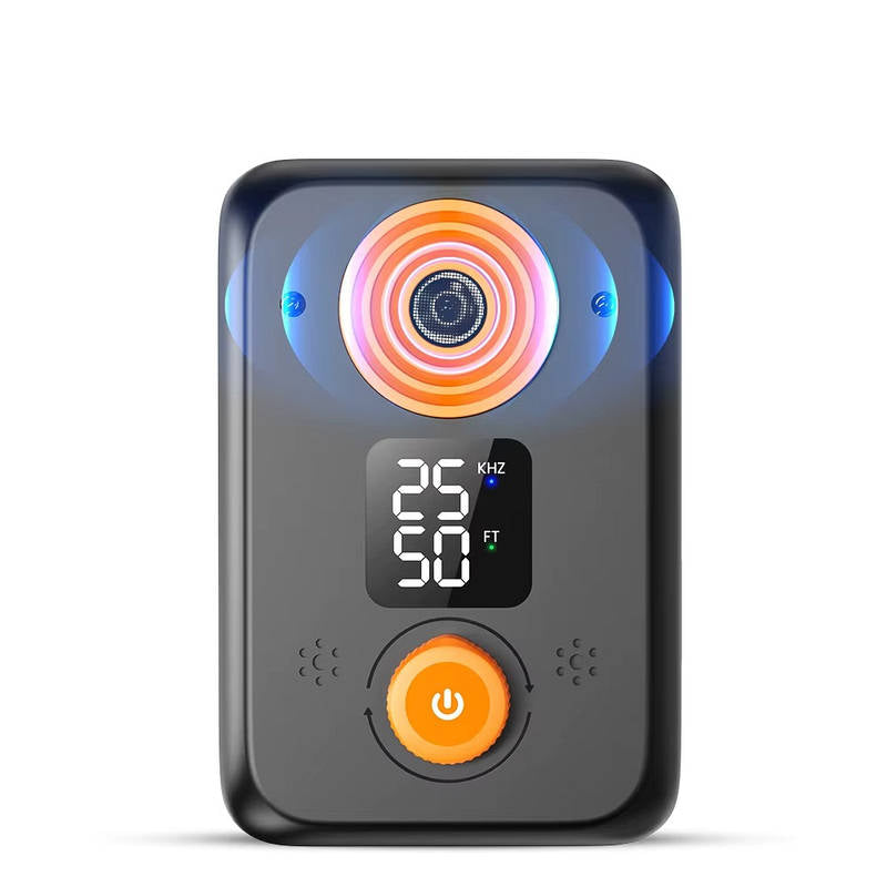 Rechargeable Ultrasonic Bark Management System with LED Display