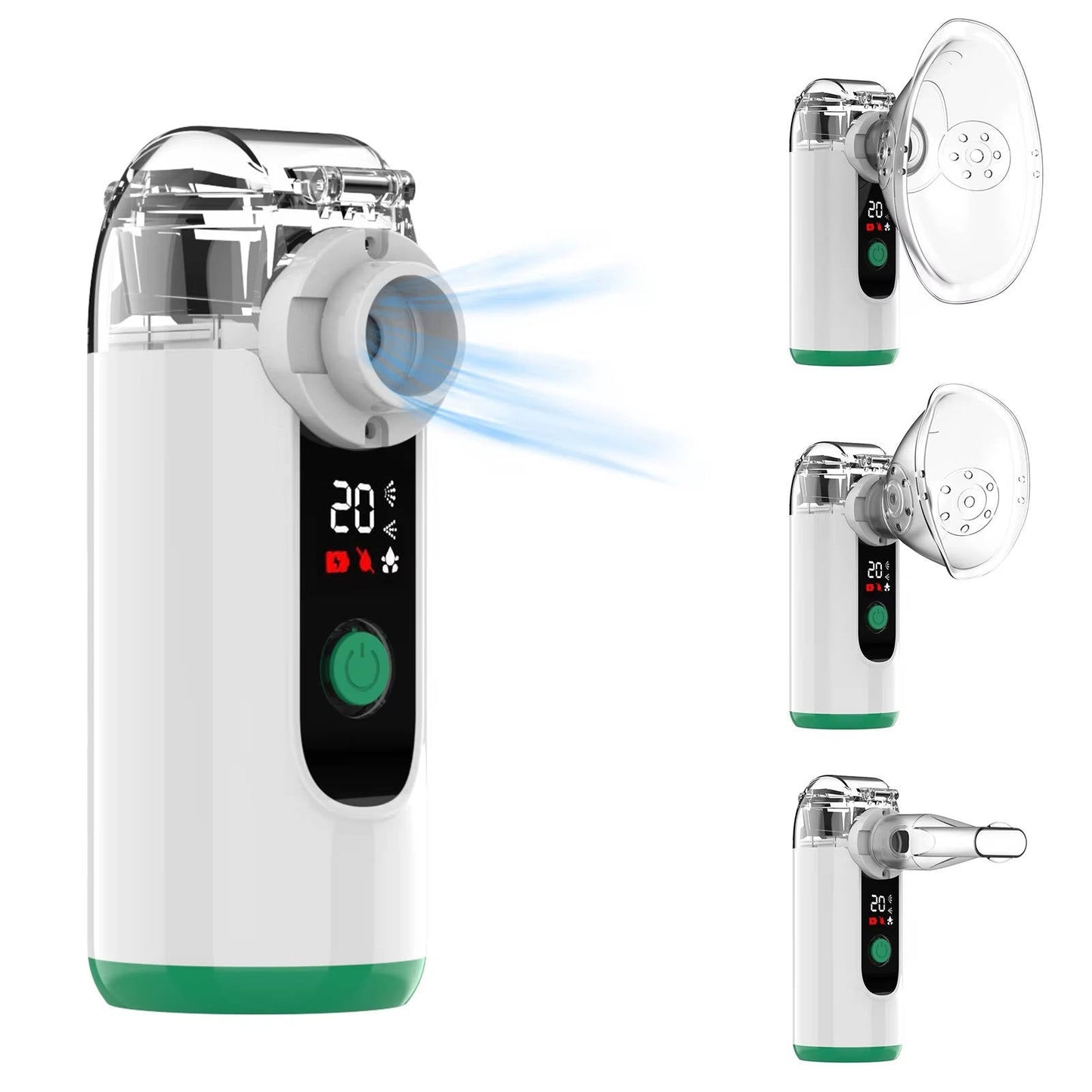 Compact USB Rechargeable Mist Vaporizer with User-Friendly Display