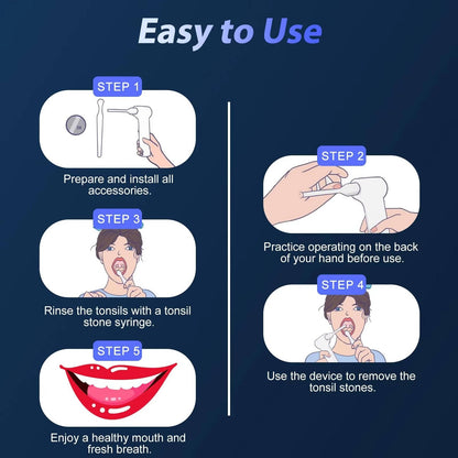 Versatile Oral Hygiene Tool with Adjustable Suction Power