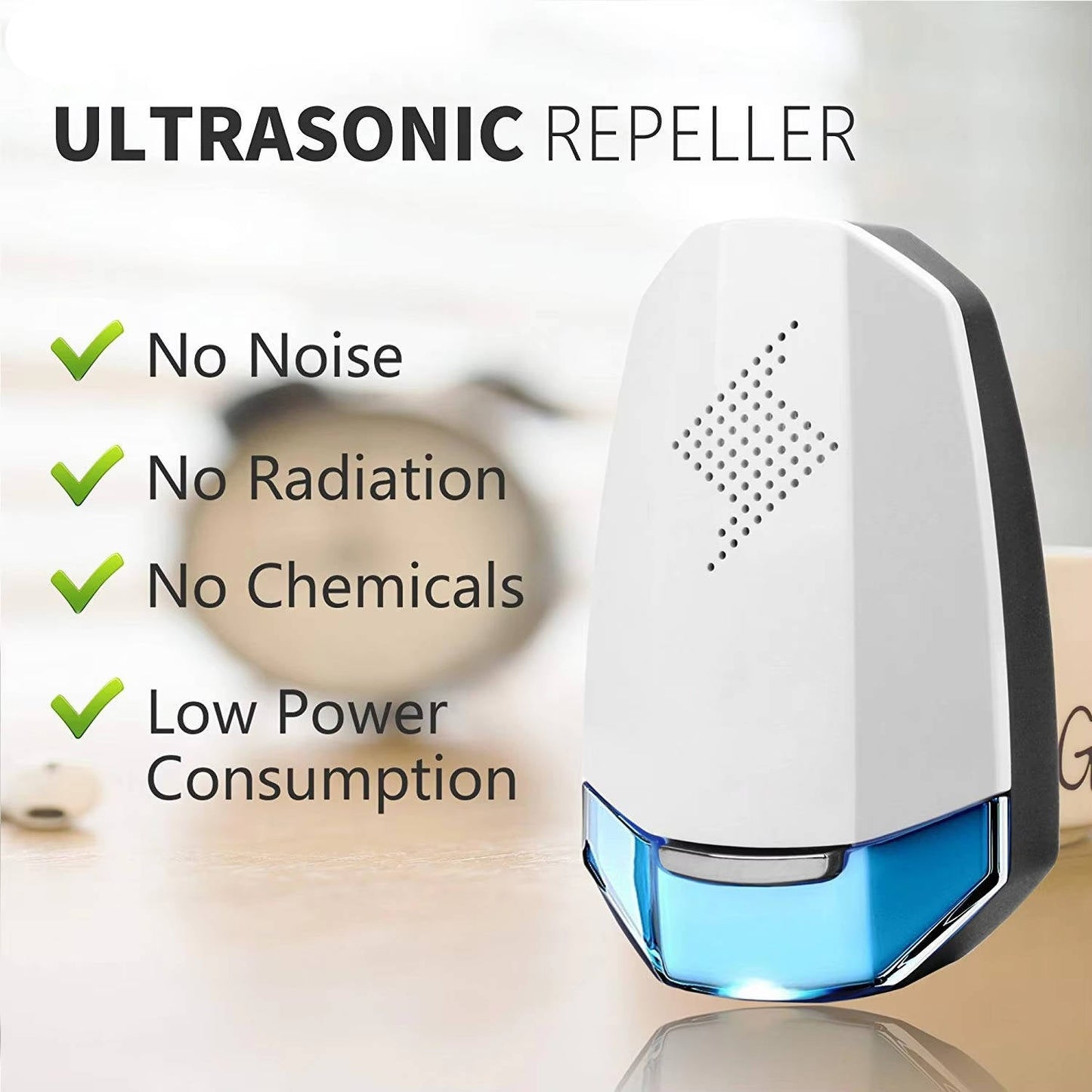 Eco-Friendly Ultrasonic Pest Control Device – 2 Pack