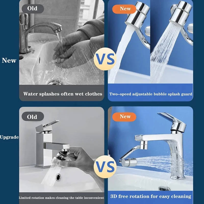 Adjustable Faucet Extender with Dual Spray Options for Easy Use