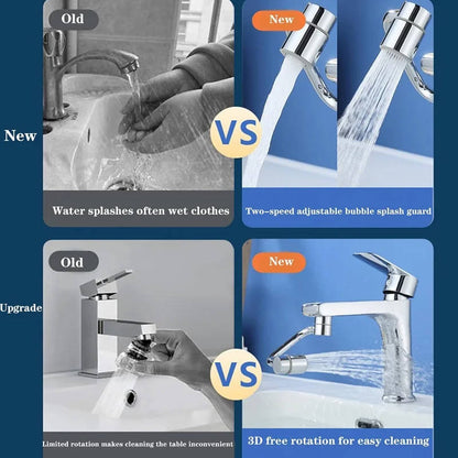 Adjustable Faucet Extender with Dual Spray Options for Easy Use