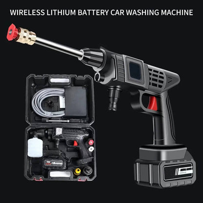 Portable Cordless Power Washer with Dual Spray Modes and Soap Tank