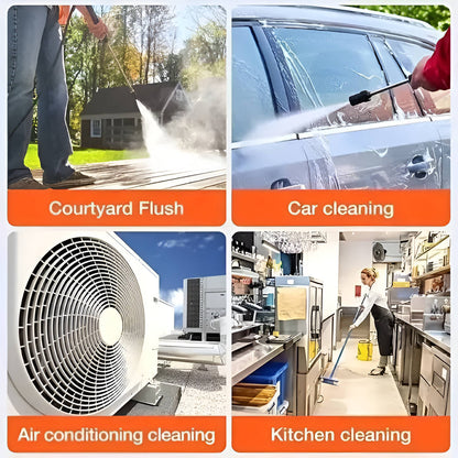 Portable Cordless Power Washer with Dual Spray Modes and Soap Tank