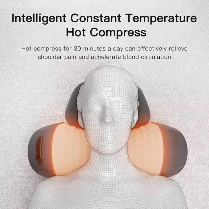 ComfortFlex Heated Neck Therapy Cushion with Vibration Settings