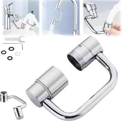 Adjustable Faucet Extender with Dual Spray Options for Easy Use