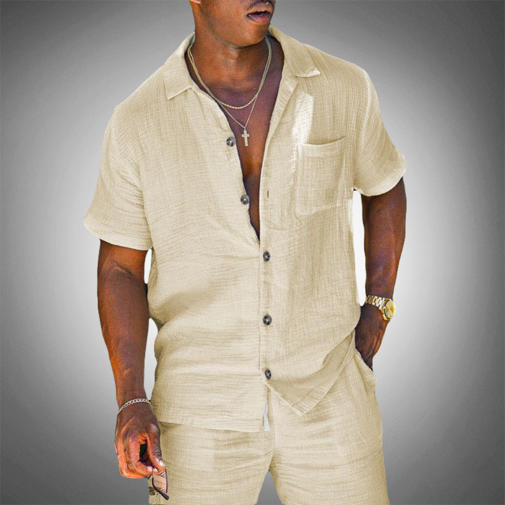 Men's Lightweight Linen Ensemble for Effortless Style