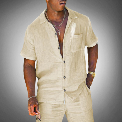 Men's Lightweight Linen Ensemble for Effortless Style