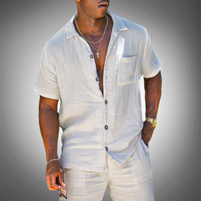 Men's Lightweight Linen Ensemble for Effortless Style