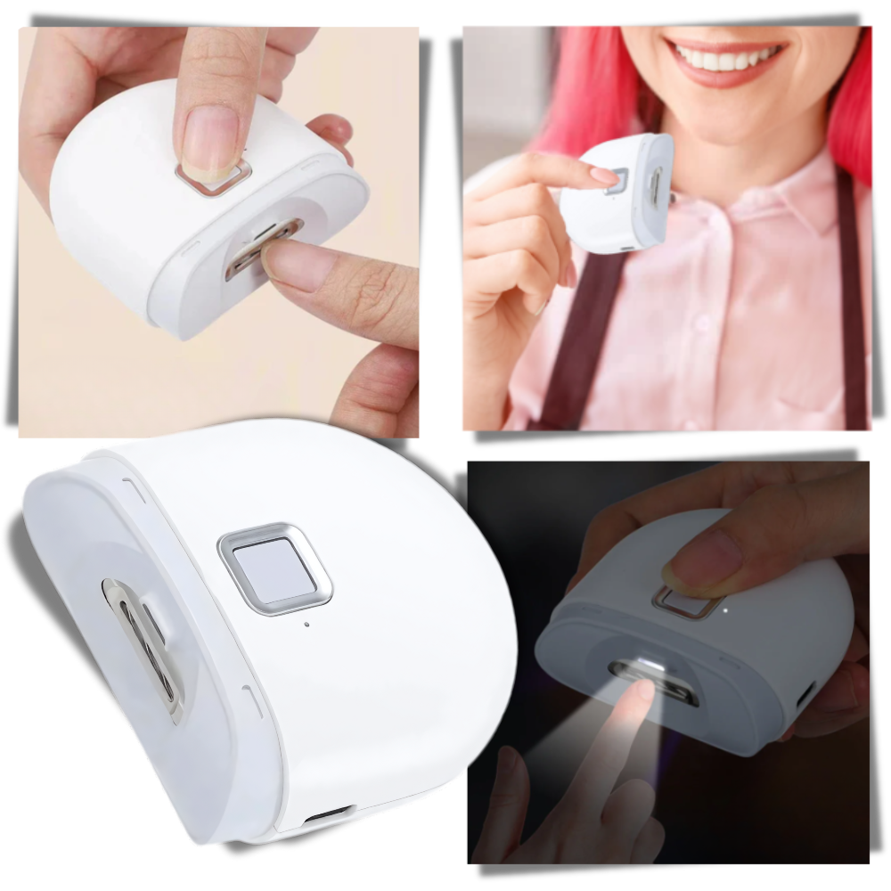 Smart Nail Trimmer with LED Light and Dual-Speed Settings