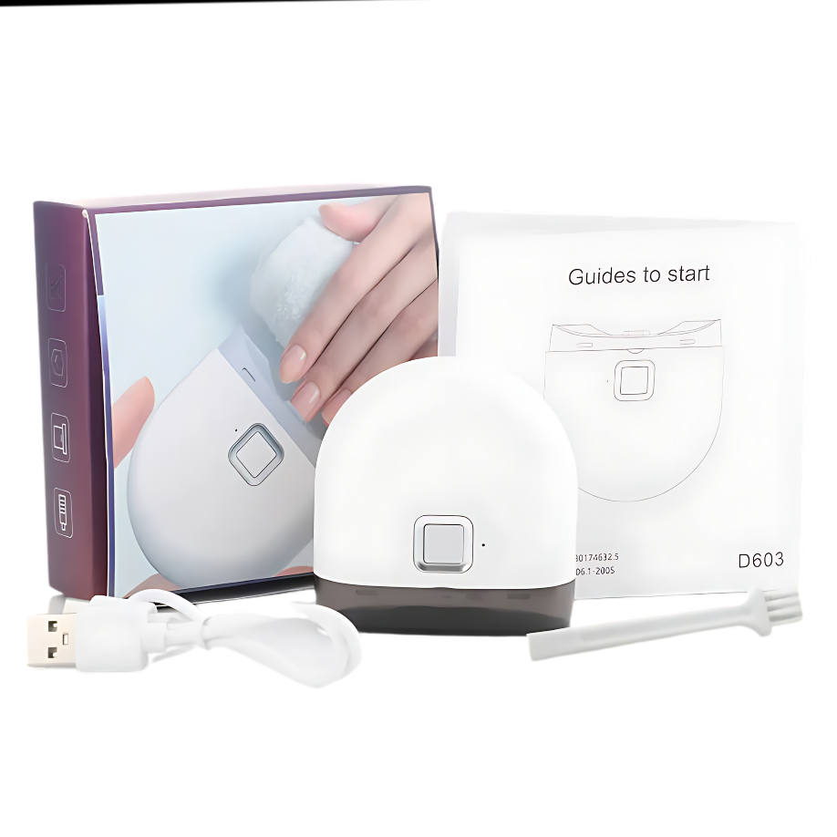 Smart Nail Trimmer with LED Light and Dual-Speed Settings