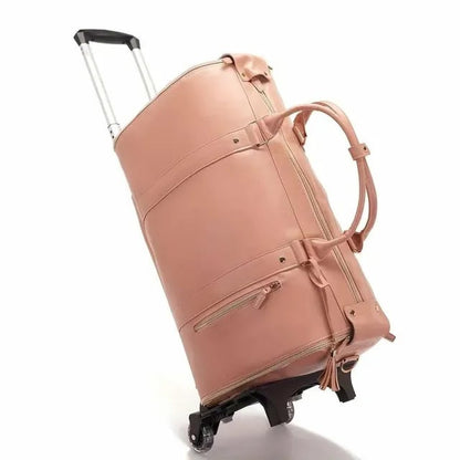 Versatile 60L Travel Duffel with Garment Organizer and Shoe Storage