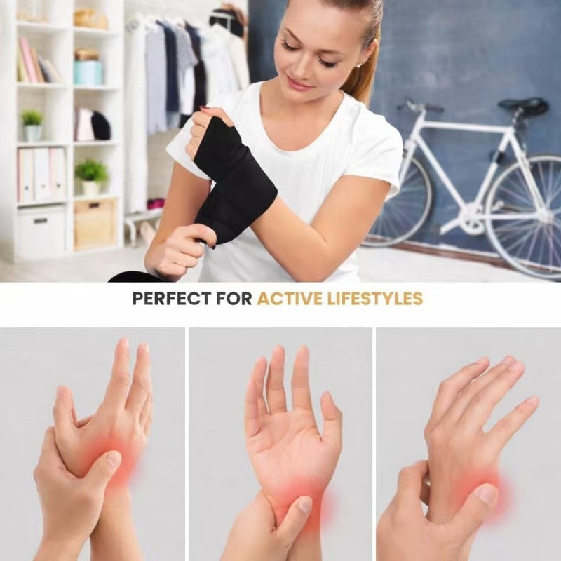 Rechargeable Heat and Vibration Wrist Relief Wrap