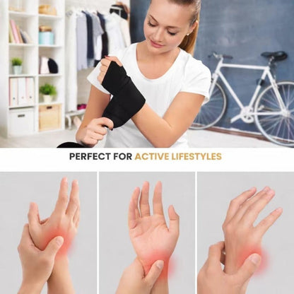 Rechargeable Heat and Vibration Wrist Relief Wrap