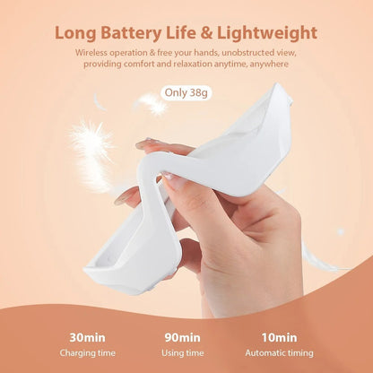 Soothing Eye Relaxer with LED Light and Versatile Settings