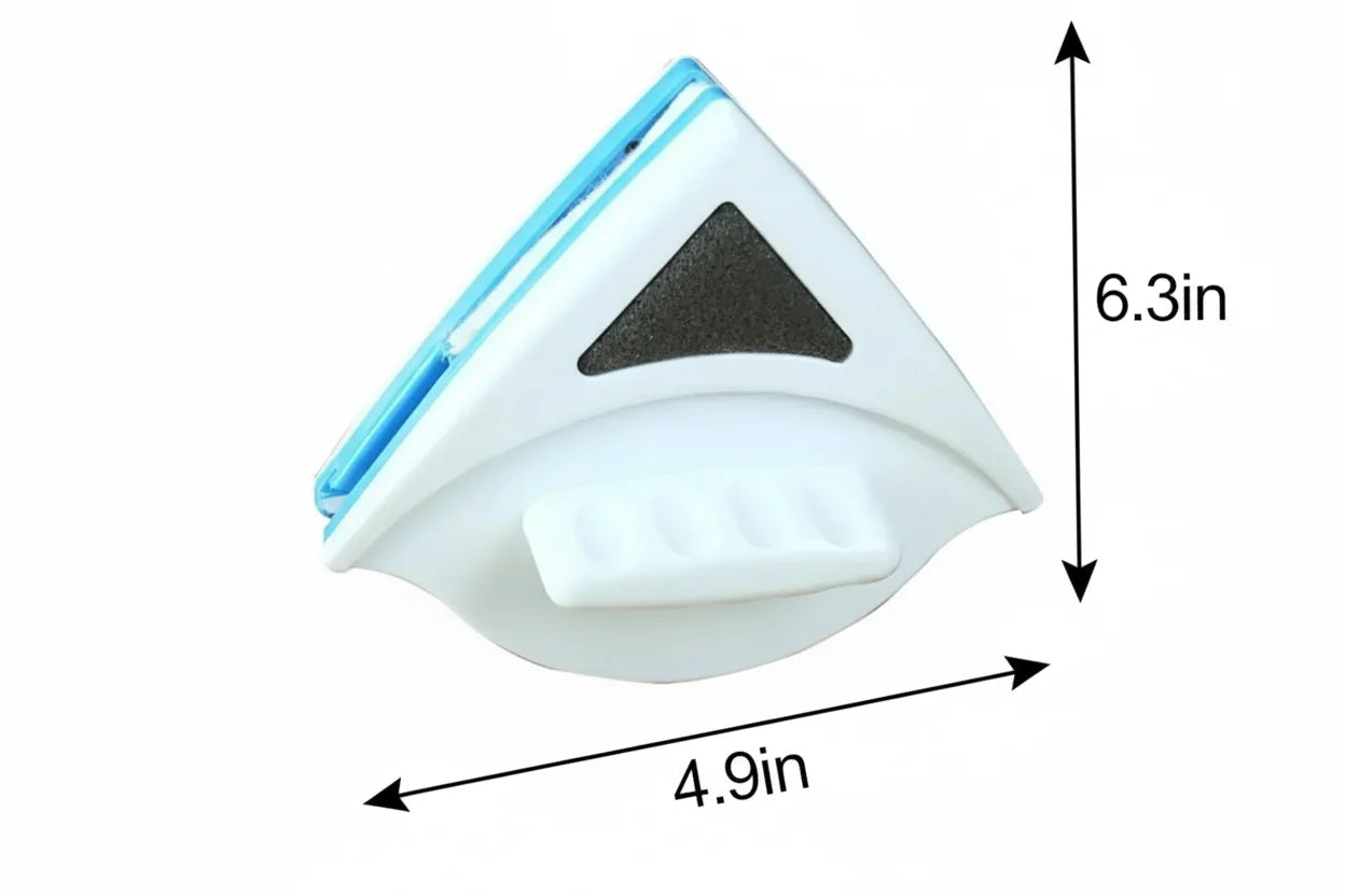 Revolutionary Dual-Sided Glass Cleaner with Magnetic Grip