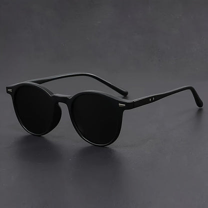 Vintage-Inspired Round Acetate Sunglasses for Effortless Style