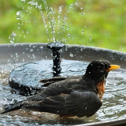 Eco-Friendly Solar-Powered Garden Fountain with Custom Sprays