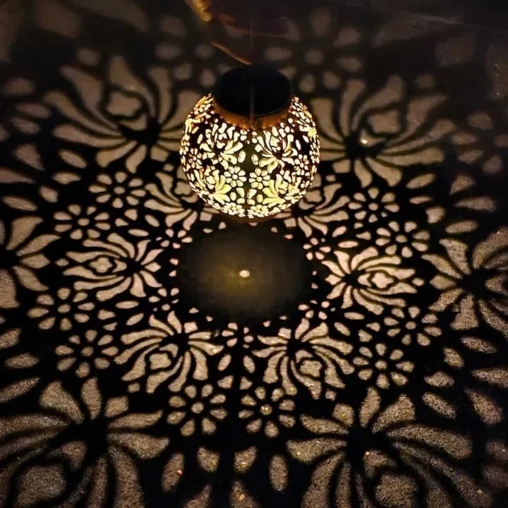 Eco-Friendly Solar Hanging Light for Outdoor Spaces